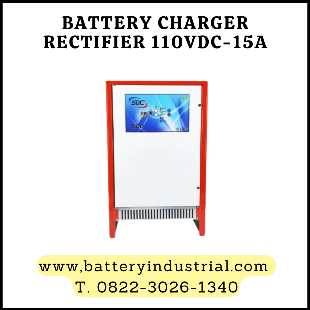 BATERAI CHARGER RECTIFIER 110VDC-15A